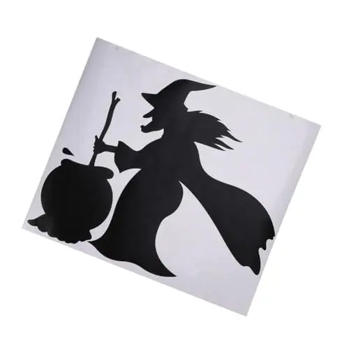 Produktbild: UKCOCO Selbstklebende Pvc-halloween-wandaufkleber 52 X 44 Cm Schwarze Wandaufkleber für Wohnzimmer und Heimdekoration