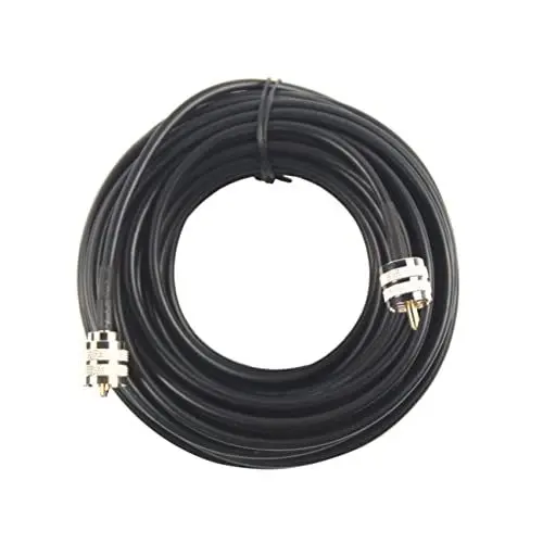 Produktbild: UKCOCO Ham Radio Cable Uhf Pl259 Koaxialkabel Rg58 Pl259 Koax-anschlüsse Koaxial Kabel Antennenkabel Digitales Koaxialkabel Jumper Kupfer Anzahl Load Cable