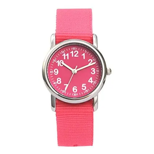 Produktbild: UKCOCO Kinderuhr Geflochtenes Uhrenarmband wasserdichte Armbanduhr Mode Quarzuhr Kinderuhr Rosy