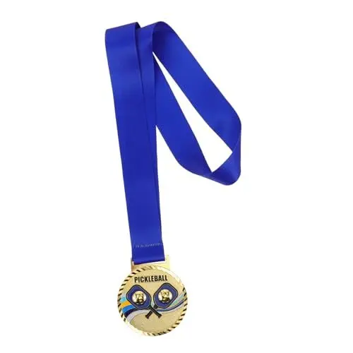 Produktbild: UKCOCO Pickleball Medaille Für Mädchen Auszeichnung Langlebigem Zinklegierung Mit Glänzender Emaille-Beschichtung Für Sportevents Schule Und Gemeinschaft