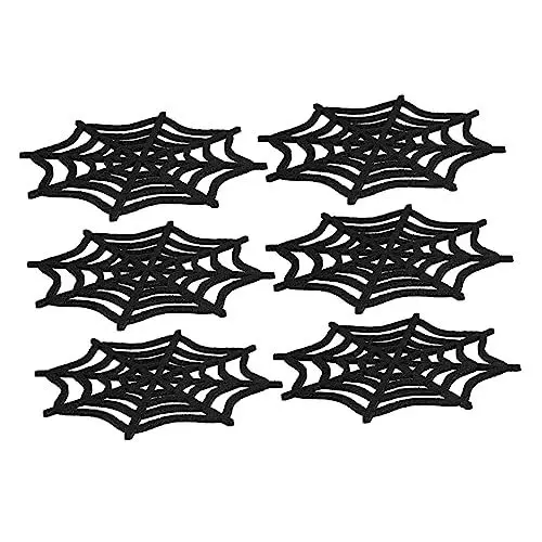 Produktbild: UKCOCO Teiliges Halloween Untersetzer aus Design für Tassen Gläser und Flaschen Tischdeko für Halloween Partys und Festlichkeiten