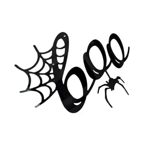 Produktbild: UKCOCO Halloween Dekorationen Spinnennetz Spiegel Wandtattoos 3d Acryl Aufkleber für Innen-