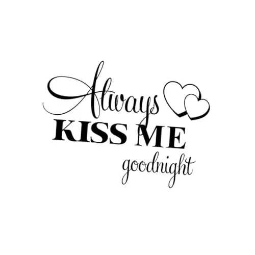 Produktbild: UKCOCO Wandtattoos für Schlafzimmer bedroom abziehbar wall decal ziernieten anothr love dekoring liebstöckel wand stickers sticker aufkleber Brief Wandtattoo Zitate Wandaufkleber Tapeten