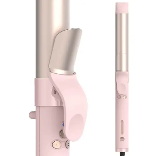 Produktbild: UKLISS Lockenstab Automatisch, 360°Rotierender Lockenstab mit 32MM Große Locken, Auto Haare Locken mit Klemme, Hair Curler mit 5 Temperaturen für Kurze/Lange Haare, 120-230℃, Nano-Titan-Beschichtung