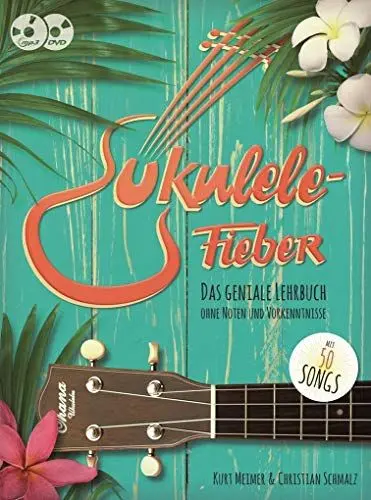 Produktbild: Ukulele-Fieber: Noten, Lehrmaterial, Bundle, CD, DVD (Video) für Ukulele: Das geniale Lehrbuch ohne Noten und Vorkenntnisse
