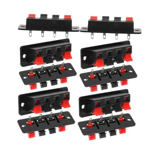 Produktbild: ULDIGI 10 Stücke Lautsprecher Kabel Anschlüsse Terminal Platte Große Klemme Für Sound Kabel Abs