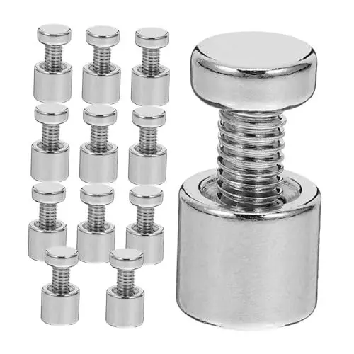 Produktbild: ULDIGI Schrauben-set Mit 12 Stück Metall-wandbefestigungen Werbeschraube Acrylschild-montage Robuste Montage-hardware
