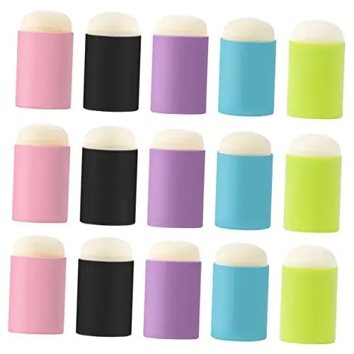 Produktbild: ULDIGI 15st Stempelkissen-wischwerkzeug Schwammdichtung Selber Machen Kinder Zeichnen Malutensilien Schwämme Zum Malen Tintenmalschwamm Kinder Briefmarken Schwammpinsel Zum Malen PVC