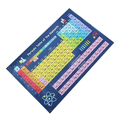 Produktbild: ULDIGI Tischposter 118 Elemente Schulposter Chemie Wandkunst Für Homeschooling