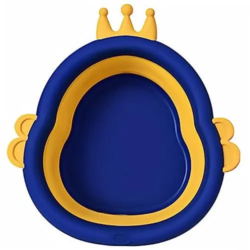 Produktbild: ULDIGI 1Stk Waschbecken Badewanne für Kleinkinder waschschüssel Badebecken für Babys Mini-Gesichtsbecken kinder waschtisch kinderwaschtisch Cartoon-Babywanne kinder badewanne pp Blue