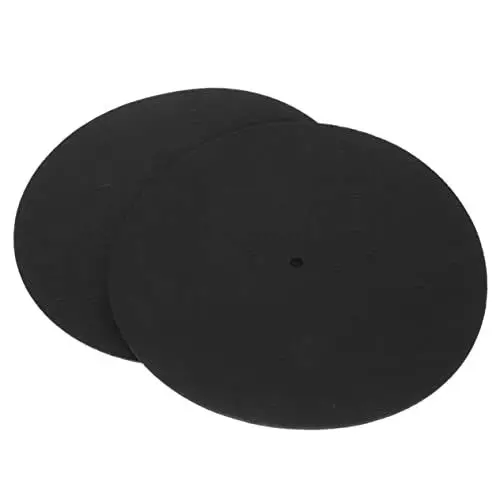 Produktbild: ULDIGI 2 Stück Schallplatten Filz Schutzpolster Für Plattenspieler Schallplatten Matten Für Zuhause