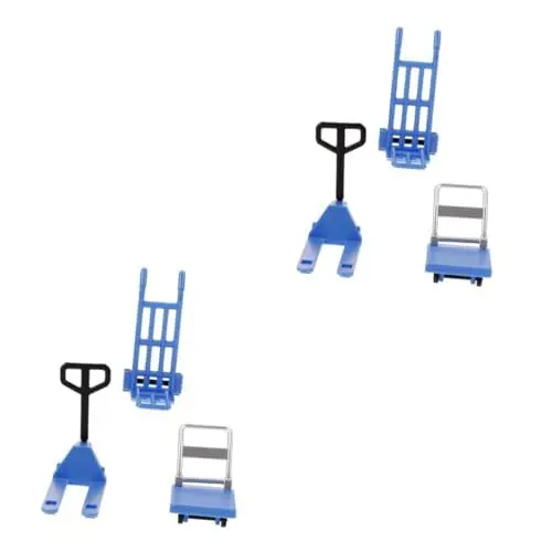 Produktbild: ULDIGI 2 Sets Tiny Trolley Miniatur Gabelstapler Landschaft Prop Ornament Layout Plattform
