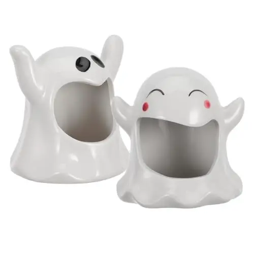 Produktbild: ULDIGI Geist Teelicht Container Halloween Teelicht Ornament Tisch Leuchter Decor