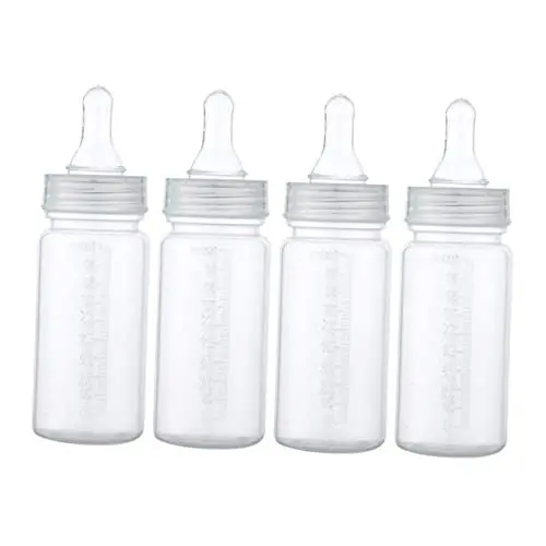 Produktbild: ULDIGI Neugeborenenflasche Mit 4 Stück Einwegflaschen Aus Kunststoff 0–3 Monate Einfache Fütterung