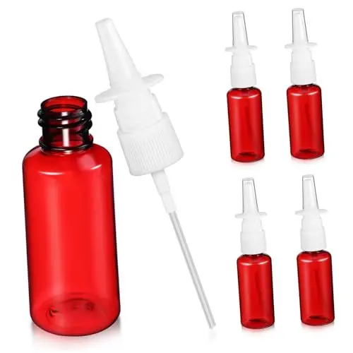 Produktbild: ULDIGI 5 Stück Leere Nasensprayflaschen 30 Ml Nachfüllbare Kunststoff Sprühflaschen Für Nasenspray Meerwasser Oder Andere Flüssigkeiten Ideale Reiseflaschen Für Unterwegs