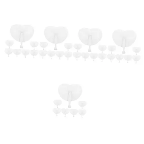 Produktbild: ULDIGI 60 Stk Papierfächer Hochzeitsversorgung Faltbarer Hochzeitsfächer Festival-Dekor hochzeitsdekoration weihnachten hochzeit dekoration Hochzeitsschmuck Hochzeitsfan Weiß