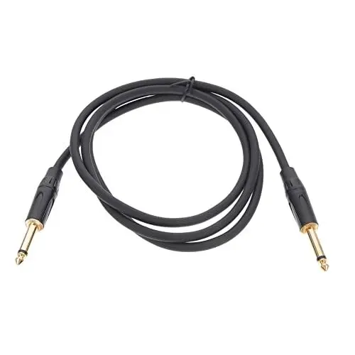 Produktbild: ULDIGI 65mm Audio Kabel Mikrofonanschluss Versorgung Gitarrenkabel Mikrofon Lautsprecher Kabel Für Gitarreninstrumente Lautsprecher Anschlusskabel Stromversorgungskabel Pvc Black