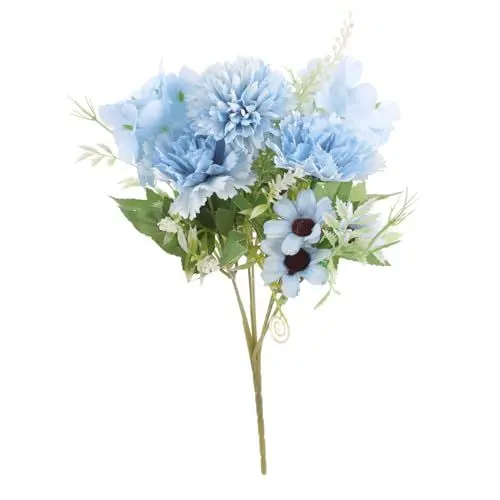 Produktbild: ULDIGI Künstlicher Blumenstrauß Realistische Rosenblumenstrauß-Dekoration Praktisch Und Langlebig Für Heimdekoration Und Party-szenen-Layout-Bouquets