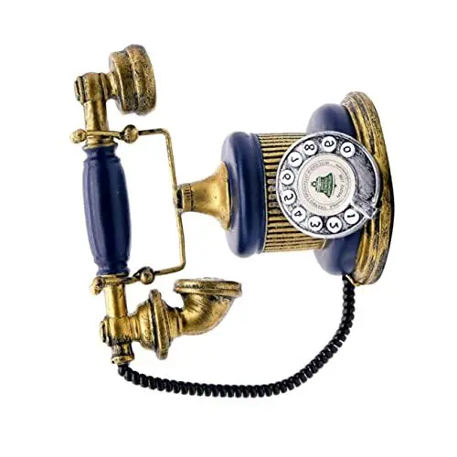 Produktbild: ULDIGI Retro Telefonzelle Tischdeko Einzigartiger Wein-Schrank Für Schlafzimmer Blau Kreative Tischverzierung Für Zuhause Und Büro