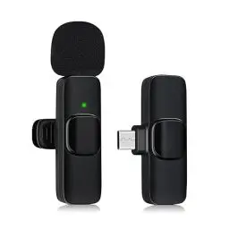 Produktbild: ULEMONDEE Mikrofon Kabellos Bluetooth Handy Mini Mikrofon Für Aufnahme Videoaufzeichnung YouTubeStreaming/Vlog, Rauschunterdrückung (USB-C with 1Mic)