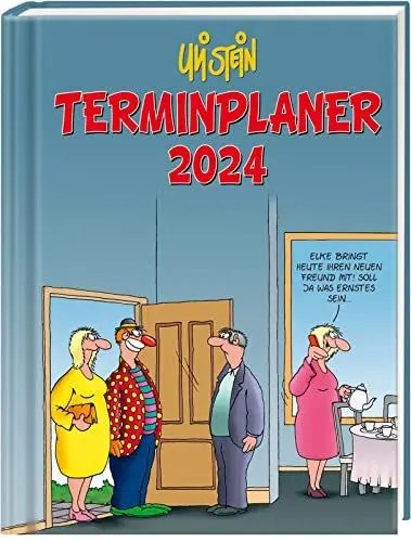 Produktbild: Uli Stein Terminplaner 2024: Taschenkalender: Praktischer Organizer für unterwegs (Uli Stein Kalender 2024)