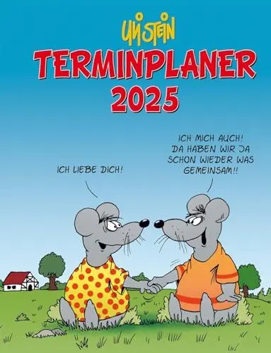 Produktbild: Uli Stein Terminplaner 2025: Taschenkalender: Praktischer Organizer für unterwegs (Uli Stein Kalender 2025)