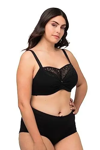 Produktbild: Ulla Popken Damen Geschenkbox, 3er Weihnachtssocken Strümpfe, schwarz, Einheitsgröße