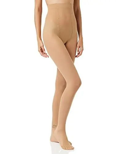 Produktbild: Ulla Popken Damen Strumpfhose, 3er Pack, Teint, 52-54 EU