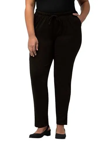 Produktbild: Ulla Popken, Damen, große Größen, Hose,Schwarz,42/44 EU