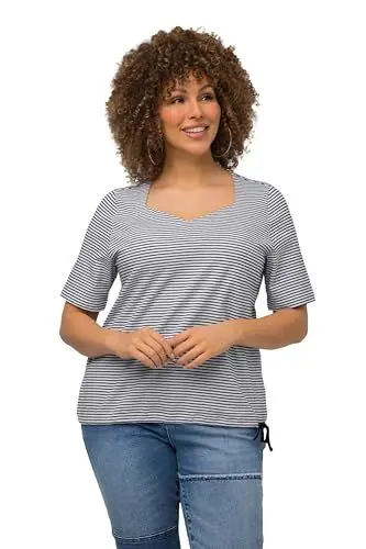 Produktbild: Ulla Popken, Damen, große Größen, Ringelshirt