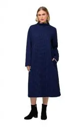 Produktbild: Ulla Popken, Damen, große Größen, Sweatkleid, Struktur
