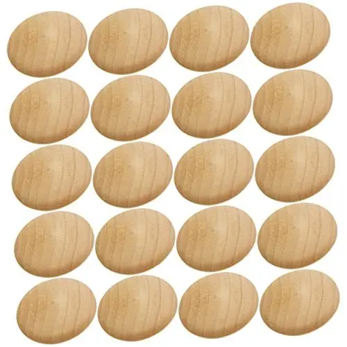 Produktbild: ULTECHNOVO 100St Treppenabdeckung Nummernschildlochstopfen Lochstopfen aus Hartholz Schraubenabdeckungen Möbeldekoration ersatzteile für gartenmöbel holzdeko Holzstecker Holzdübel für Möbel
