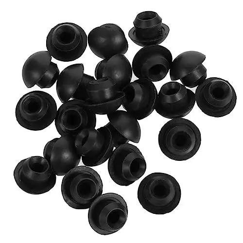 Produktbild: ULTECHNOVO 100 STK Kopfhörerstecker Öleinfüllstopfen Aus Gummi Motorradheber Wagenheber Dichtungsstopfen Aus Gummi Hydraulische Druckstange Achse Gummistopfen Horizontal Kraftstofftankstopfen