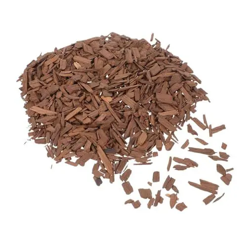 Produktbild: ULTECHNOVO 100g Mittel Geröstete Holzchips Aus Eiche Whisky-reifungschips Reifeholzchips Für Whisky Grillholzchips BBQ-räucherchips Für Fleisch Whiskyfass-Chips