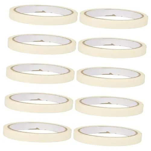 Produktbild: ULTECHNOVO 10 Rollen Dickes Abdeckband 1 Cm X 20 M Malerband Für Dekorative Wandmalerei-projekte