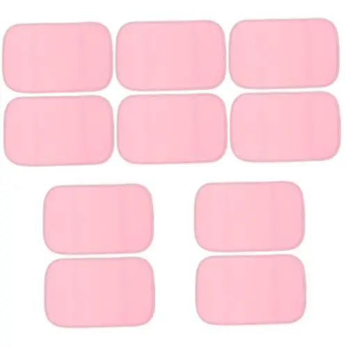 Produktbild: ULTECHNOVO 10 Stk Rutschfeste Armlehnenmatte Armlehne Fürs Auto Armlehnenschutz Mittelkonsolenpolster Für Fahrzeuge Armlehnenbezug Fürs Auto Auto-armlehnenbezug Armlehnenkissen Flanell Rosa