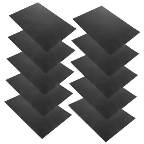 Produktbild: ULTECHNOVO Kunststoffplatten Im A4-format – 10er-pack Styrolplatten Formbare Hartplastikplatten Für Displays Rahmen Und Bastelarbeiten
