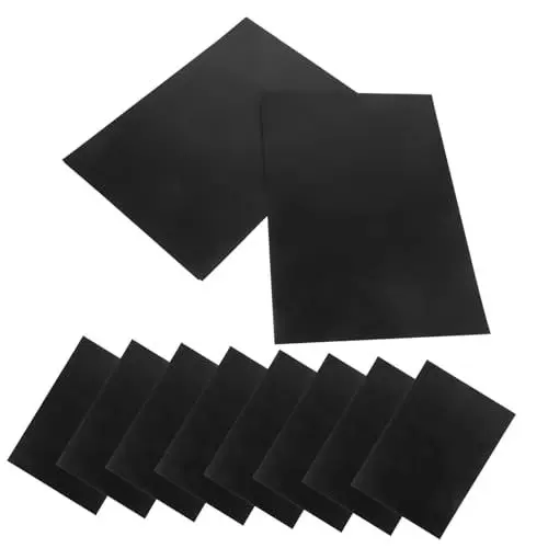 Produktbild: ULTECHNOVO 10 Stücke Kunststoff Blätter Matte Film Laminieren Blätter Für Projekte Display