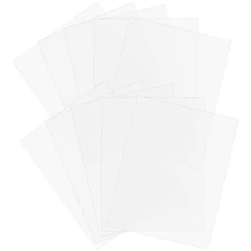 Produktbild: ULTECHNOVO 10stücke Transparente Pvc-platten Entflammbar Für -projekte Bilderrahmen Bastelarbeiten Vielseitig Einsetzbar Leicht Zuschneidbar