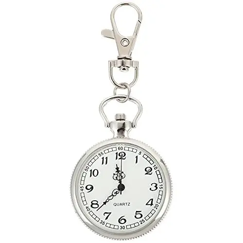 Produktbild: ULTECHNOVO 1Pc Krankenpflege Krankenschwestern Frauen Woche Offener Medizinischer Praktischer Schlüsselanhänger Schlüssel Tragbar mit Handgelenkstift Uhr: Drehbare