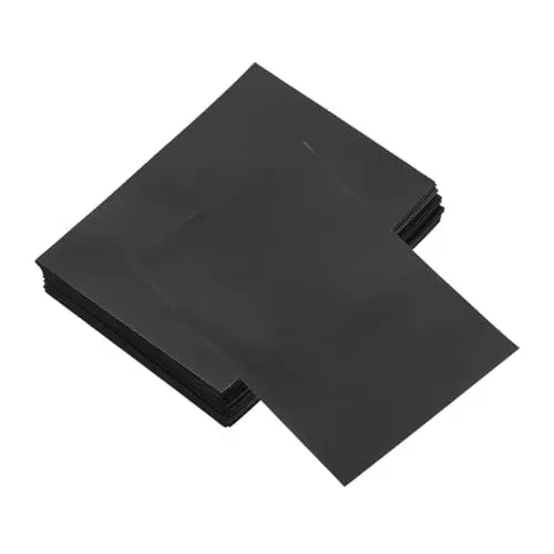 Produktbild: ULTECHNOVO 1 Satz 1 Satz Mattierter Einfarbiger Kartenhalter Vitrine Rfid Kartenhülle Baseball Kartenhalter Spielkartenhalter Für Kartenhüllen Matte Kartenaufkleber Dicke 50 Stück