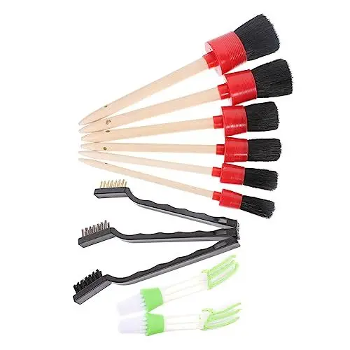 Produktbild: ULTECHNOVO 1 Satz Auto Reinigungsbürste Autopflegeset Innenreiniger Felgenreinigungsset Auto-kit Reinigen Auto-innenreinigungsset Auto-Detailing-kit Innenraum Auto-reinigungsset LKW Plastik
