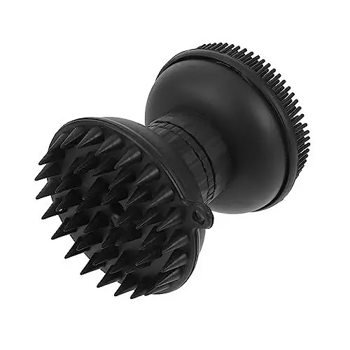Produktbild: ULTECHNOVO 1stk Badebürste Haarreinigungsbürste Weiche Silikonborsten Pflegen Haarbürste Mit Borsten Gesichtsbürste Haarwaschbürste Haustier-shampoo Kämme Kopfhaut Kieselgel Reinigungsmittel