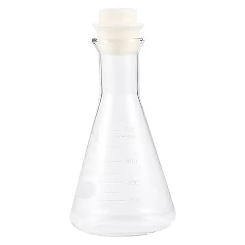 Produktbild: ULTECHNOVO 1stk Erlenmeyerkolben Reaktionskolben Laborflaschenset Weißes Kostüm Erlenmeyer-kolben Ein Muss Für Den Klar Kolben Mit Stopfen Thermosflasche Messkolben Glas Vakuumflasche
