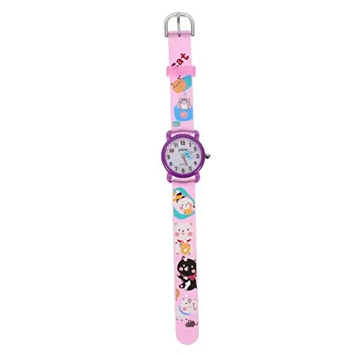 Produktbild: ULTECHNOVO 1stk Kinderuhr Wasserdichte Uhr Schöne Armbanduhr Quarzuhr Für Kinder Schöne Uhr Für Kinder Studenten-quarzuhr Kinder Schauen Zu Karikatur Violett Schüler Kieselgel Anschauen