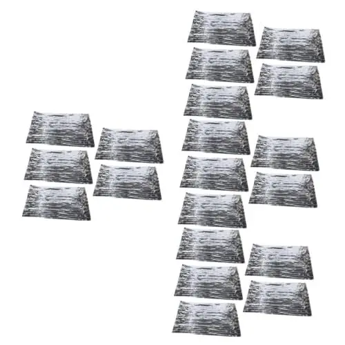 Produktbild: ULTECHNOVO 20 Stk Erste-hilfe-decke Notfalldecken Notfall-thermodecke Für Die Erste Hilfe Folienraumdecke Notfall-thermodecke Für Camping Notfall-thermodecken Camping-wanderdecke Das Haustier