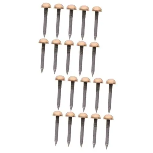Produktbild: ULTECHNOVO 20 Stk Türdekornägel diy nails ev dekorasyonları doornails kupfernagel Sofanagel DIY Nägel kunst deko Metallnägel Möbel tackern Möbelnägel Teppichnägel Polstersofanägel Messing