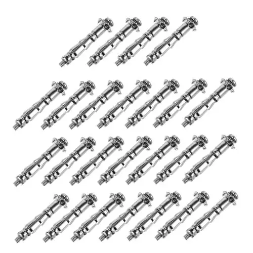 Produktbild: iplusmile 25 Stk Trockenbau-Gecko Befestigungsschrauben für Gipskartonplatten Wandbefestigungsschrauben Brolly Steckbolzen Gipskarton-Befestigungsschraube Regenschirm Ankerbolzen Stecker