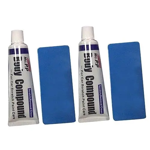 Produktbild: ULTECHNOVO 2St auto schleifpaste car scratch repair kit autopolitur auto politur car polish auto wax car wax Wachs zur Lackpflege Autokratzer abschleifen auto polierpaste Autolackpflege