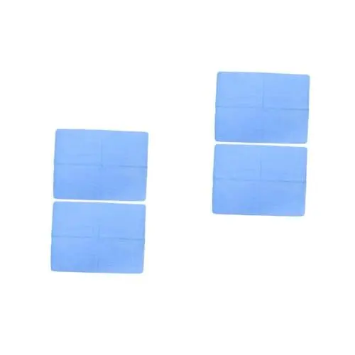 Produktbild: ULTECHNOVO 2 Sätze 2 Sets Auto Handtuch Set Brillenputztuch Handtücher Glastücher Für Autofenster Waschlappen Autowaschzubehör Fensterputztuch Autozubehör Himmelblaue 2 Stück * 2